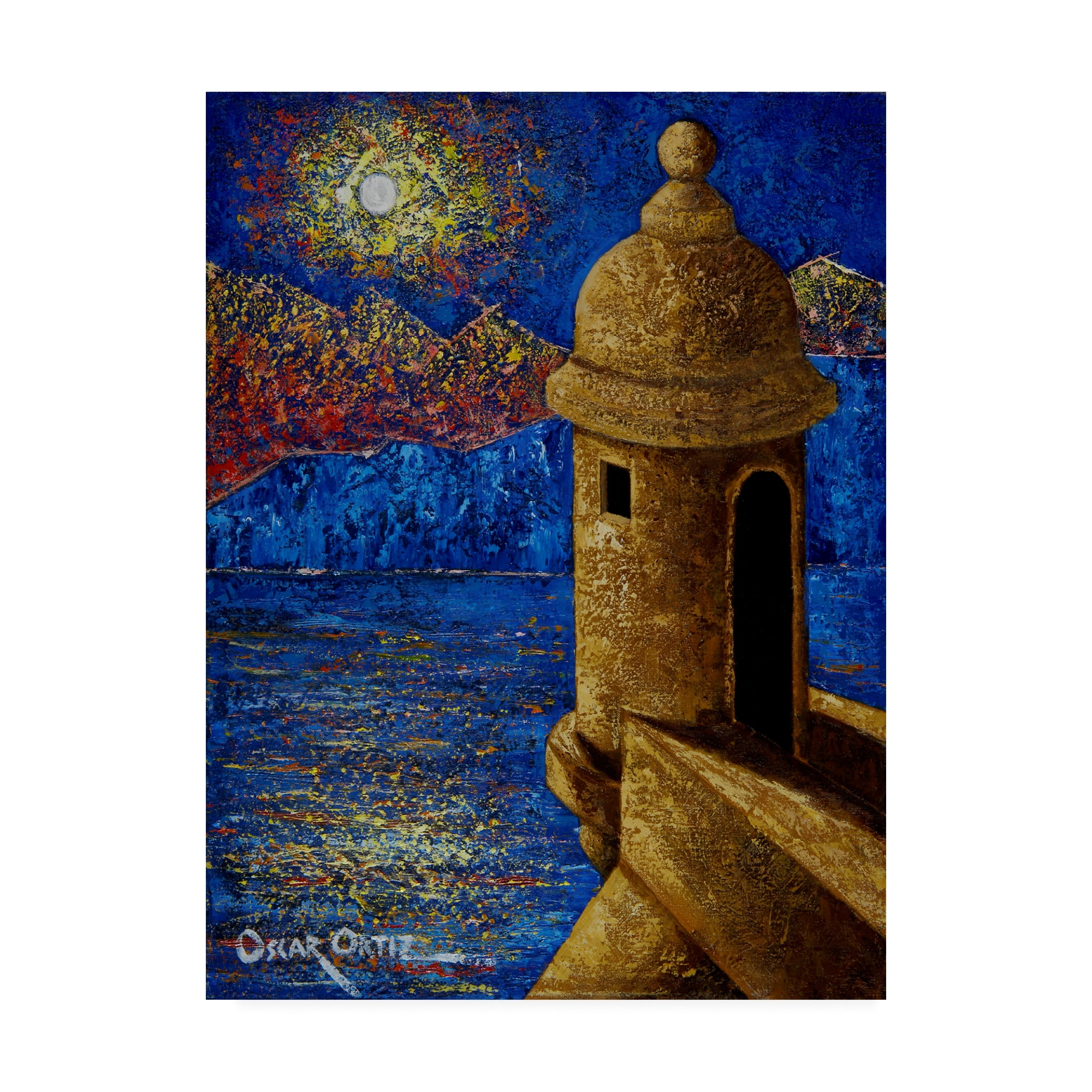 Trademark Fine Art 'Fort' Canvas Art by Oscar Ortiz