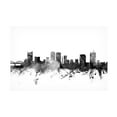 thumbnail image 1 of Trademark Fine Art Michael Tompsett Fort Worth Texas Skyline B&W Canvas Wall Art - 12x19, 1 of 5