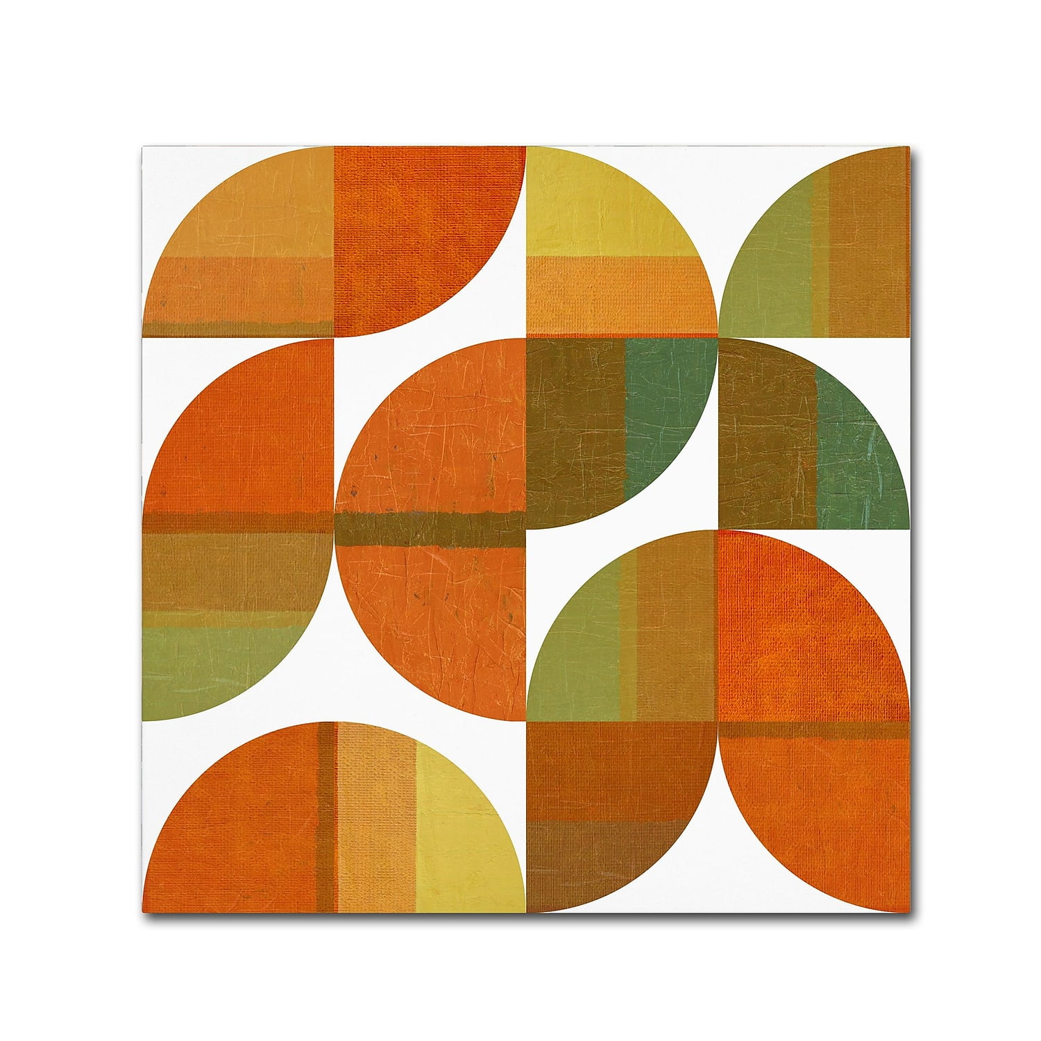 Trademark Fine Art "Four Suns Quartered 1.0" Canvas Art by Michelle Calkins