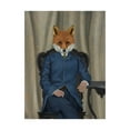thumbnail image 1 of Trademark Fine Art 'Fox Edwardian Gent, Portrait' Canvas Art by Fab Funky, 1 of 3