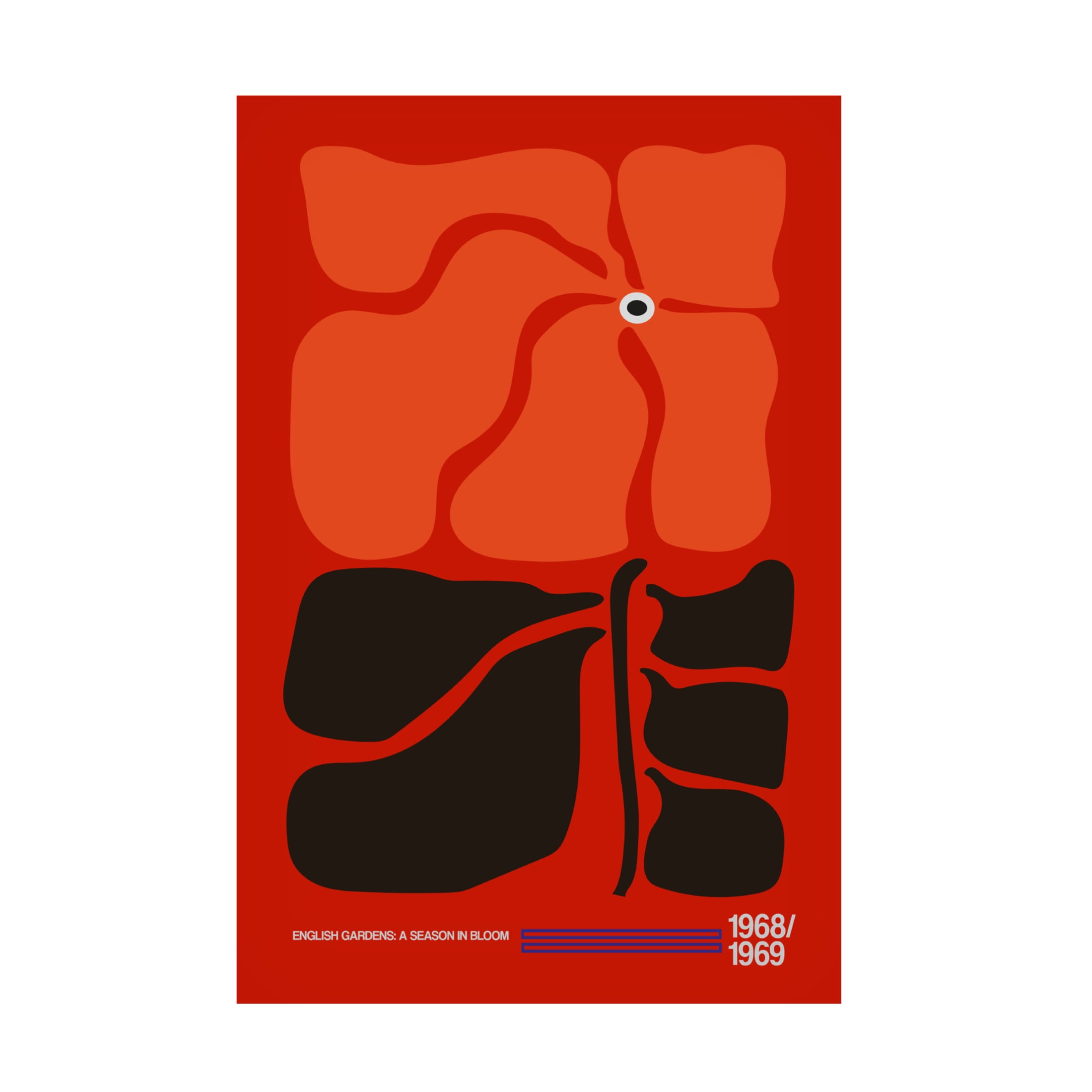 Trademark Fine Art Frances Collett English Gardens Red/Orange Canvas Wall Art
