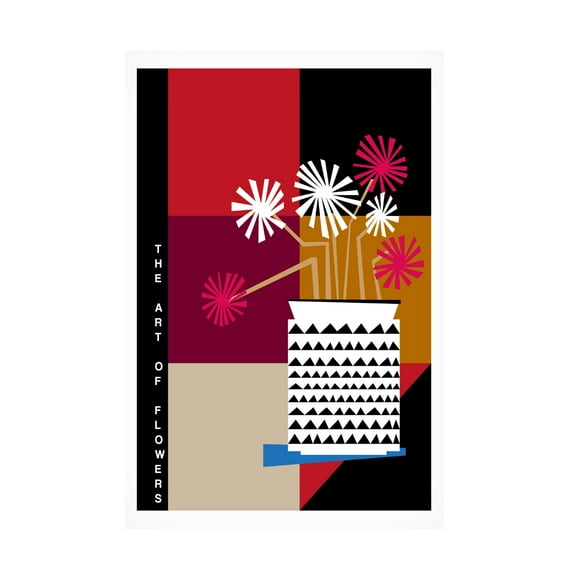 Trademark Fine Art Frances Collett  The Art Of Flowers Pink/White Canvas Wall Art