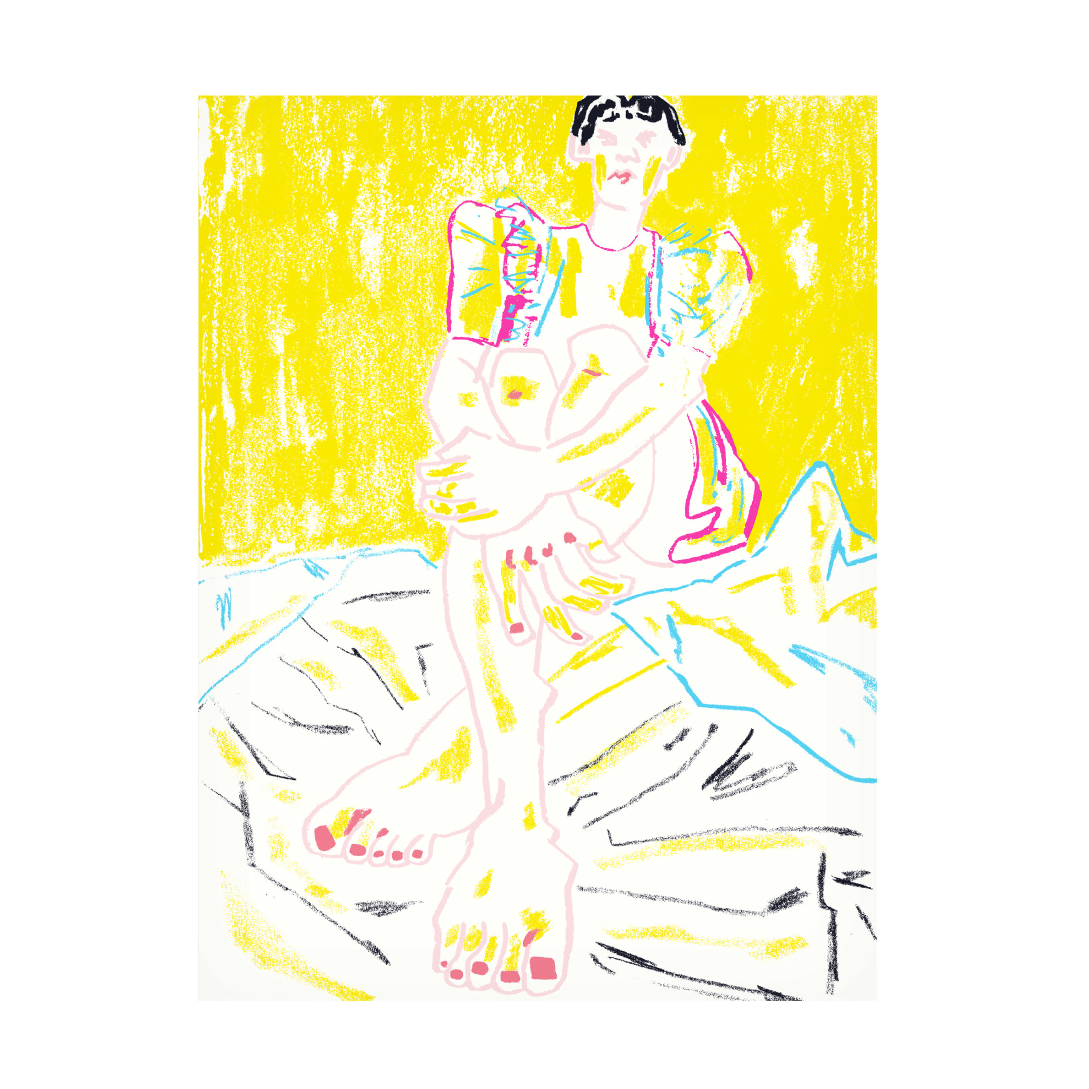 Trademark Fine Art Francesco Gulina  The Girl In The Yellow Dress Canvas Wall Art