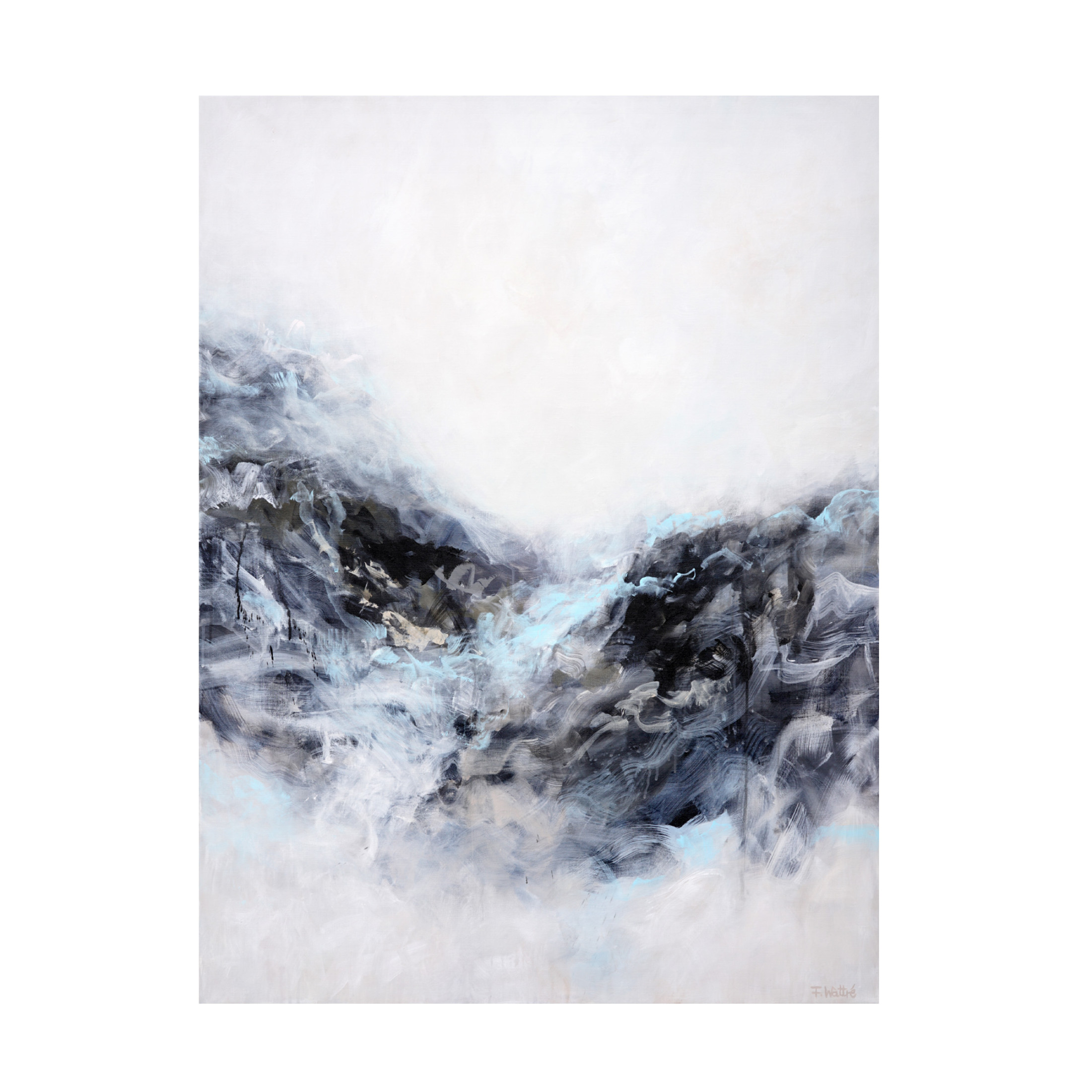 Trademark Fine Art Francoise Wattre Ebb and Flow Canvas Wall Art