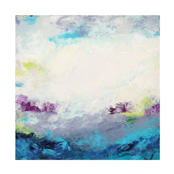 Trademark Fine Art Francoise Wattre Summer morning by the Sea 1 Canvas Wall Art