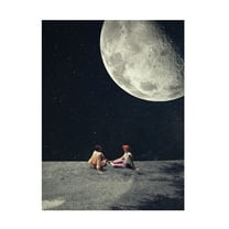 Trademark Fine Art Frank Moth  I Gave You the Moon for a Smile Canvas Wall Art