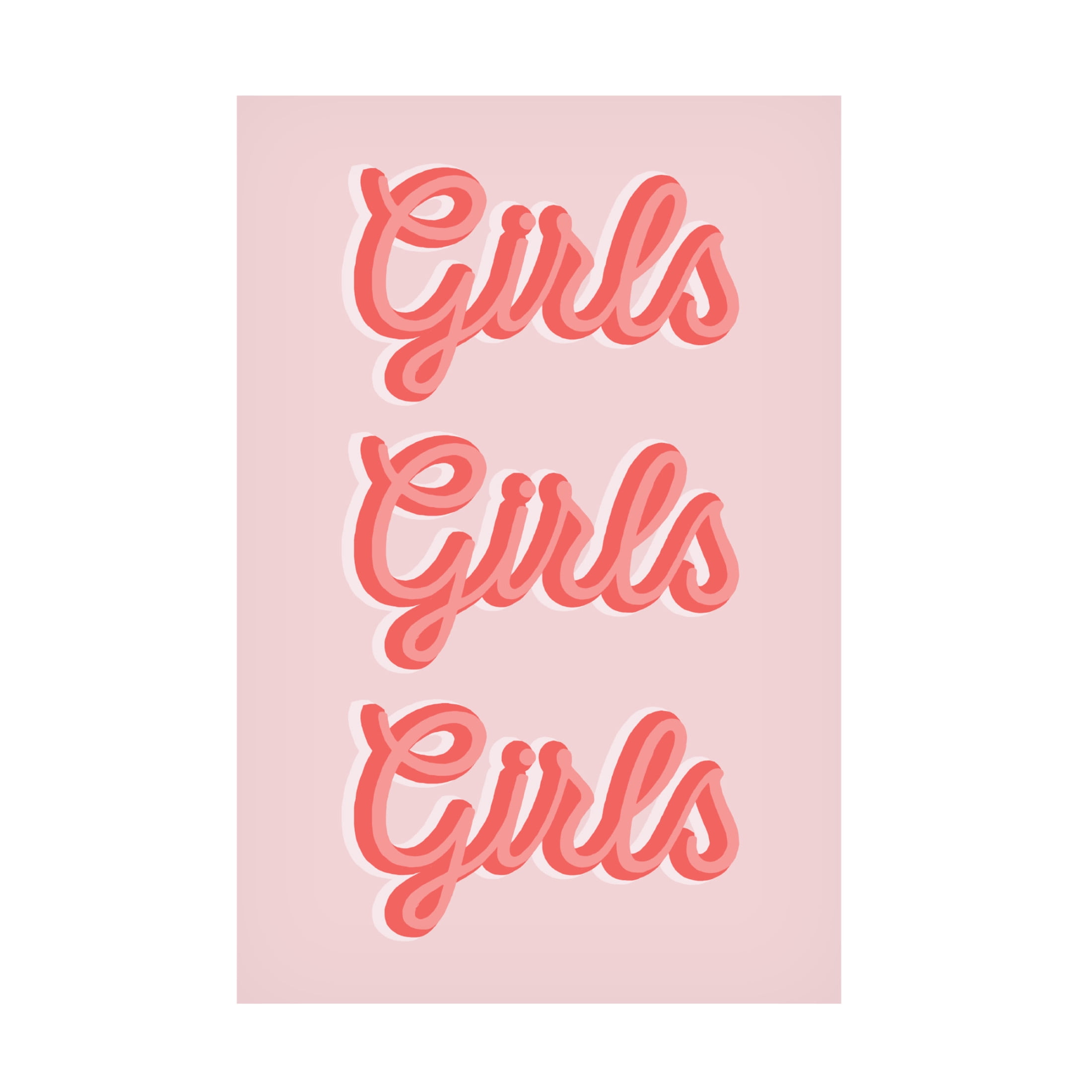 Trademark Fine Art Frankie KerrDineen Girls Girls Girls Canvas Wall Art