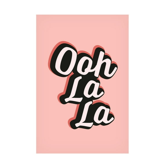 Trademark Fine Art Frankie KerrDineen Ooh La La Canvas Wall Art
