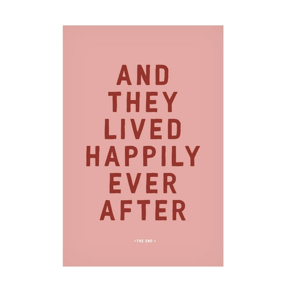 Trademark Fine Art Frankie KerrDineen  The End Canvas Wall Art