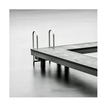 Trademark Fine Art Fred Louwen A jetty in a lake Canvas Wall Art