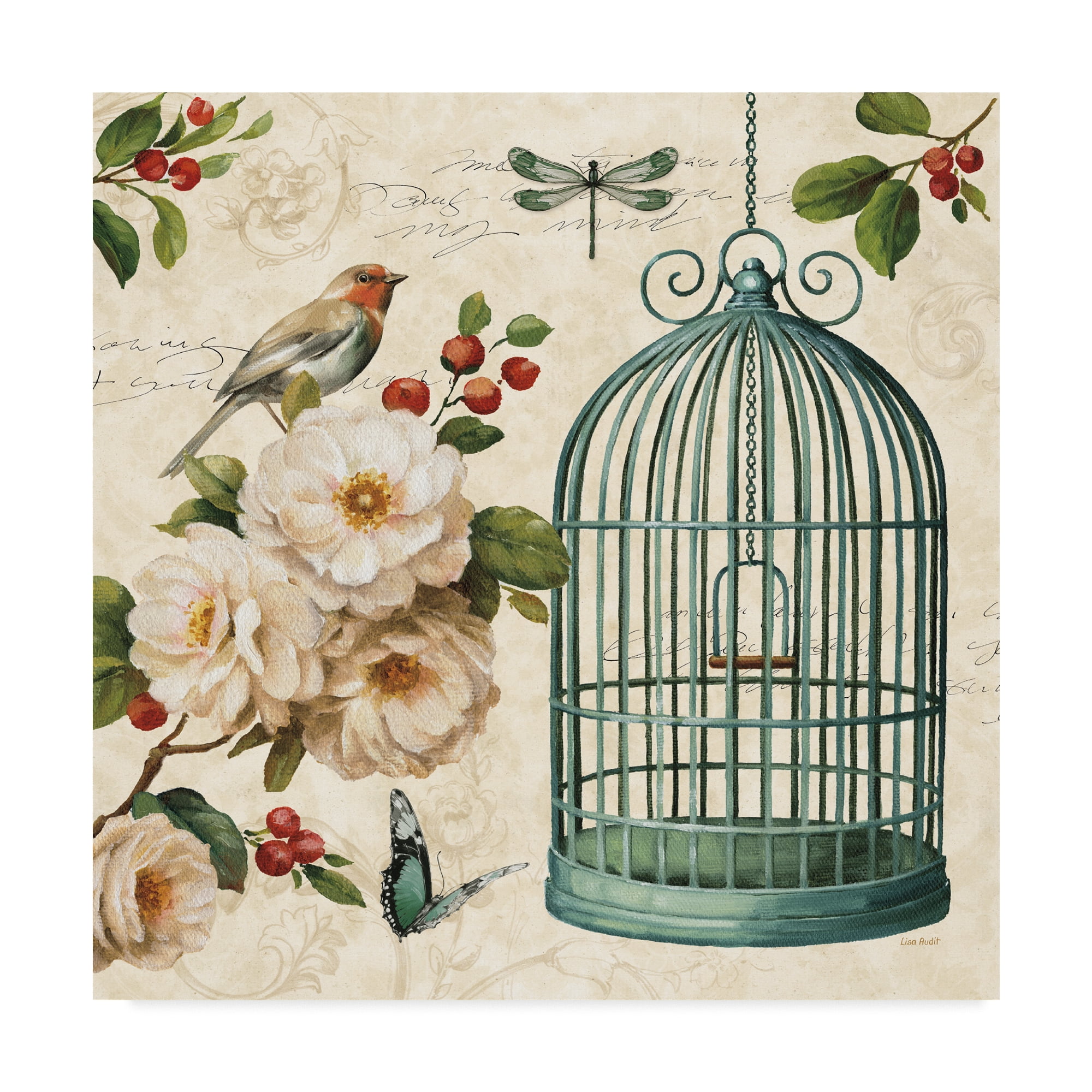 Trademark Fine Art 'Free as a Bird 1' Canvas Art by Lisa Audit