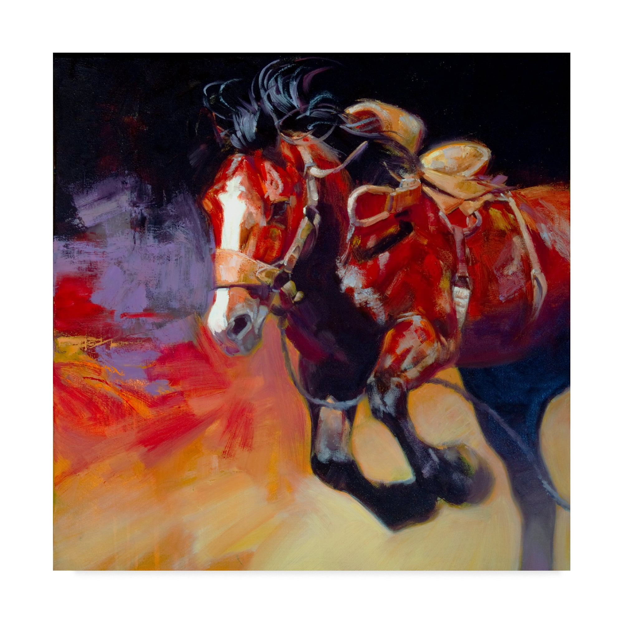 Trademark Fine Art 'Freedom Horse' Canvas Art by Julie T. Chapman