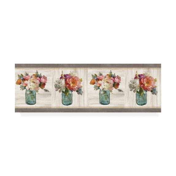 Trademark Fine Art 'French Cottage Bouquet IV' Canvas Art by Danhui Nai