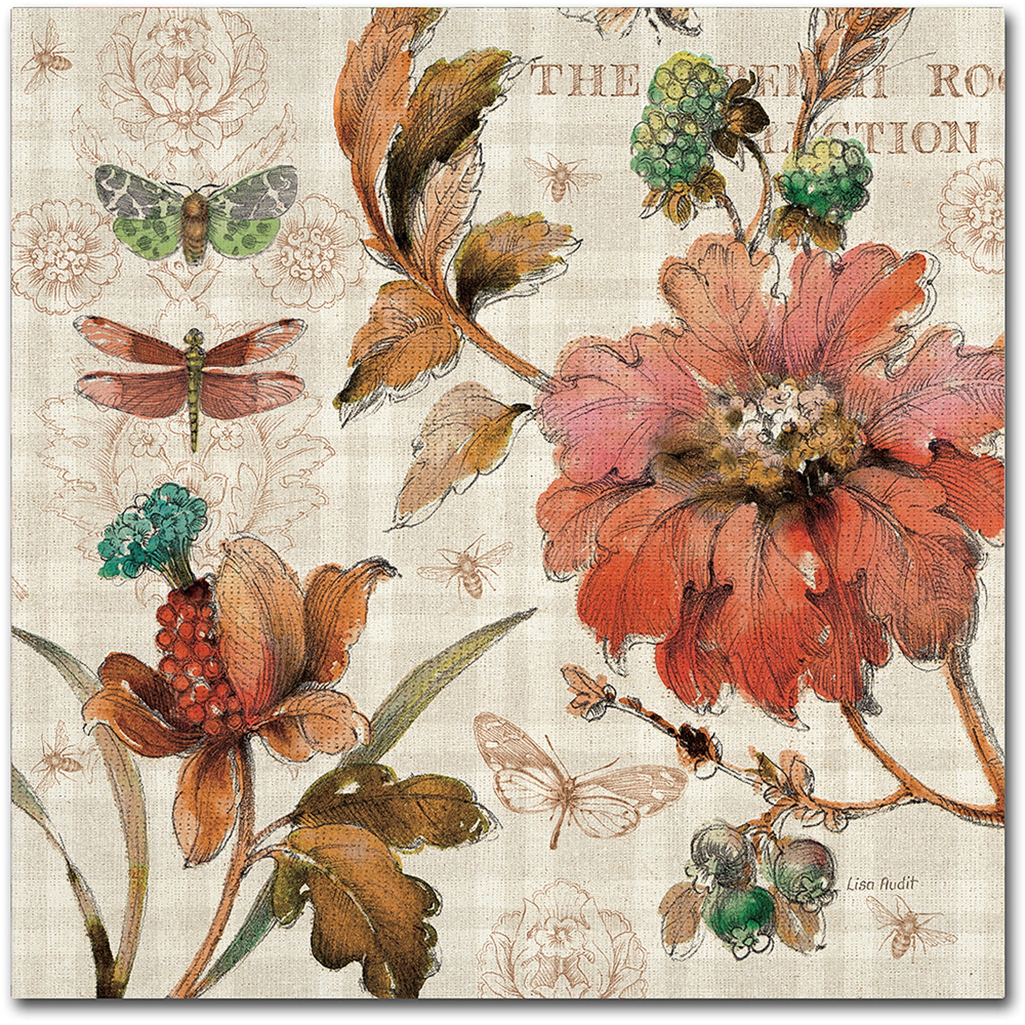 Trademark Fine Art "French Country V" Canvas Art by Lisa Audit