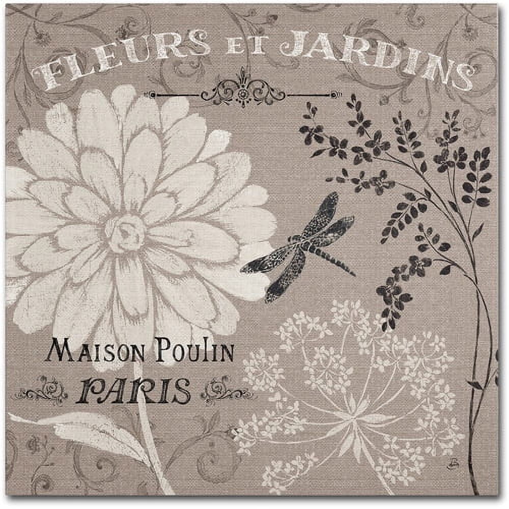 Trademark Fine Art "French Linen Garden II" Canvas Art by Daphne Brissonnet