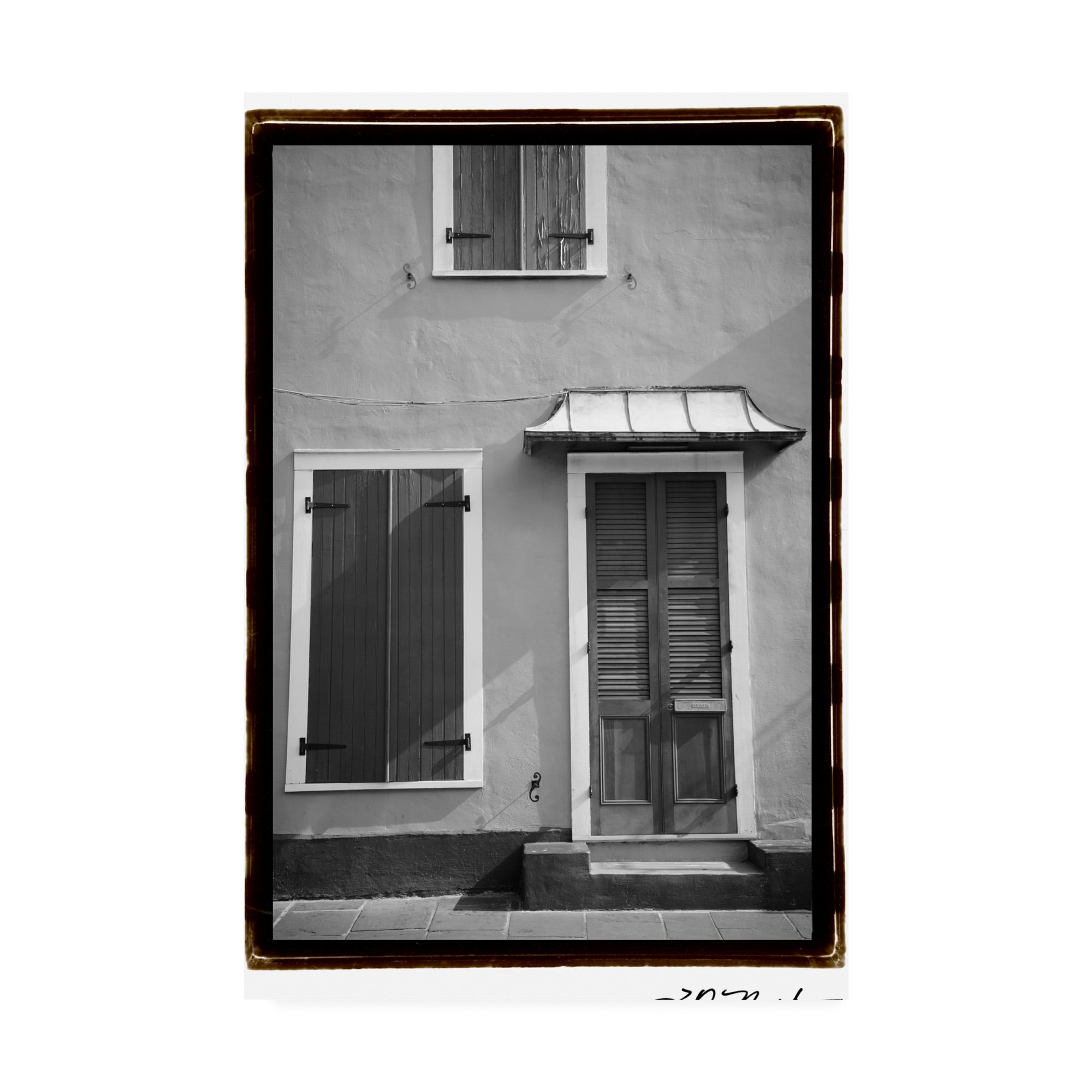 Trademark Fine Art 'French Quarter Architecture Iii' Canvas Art by Laura Denardo