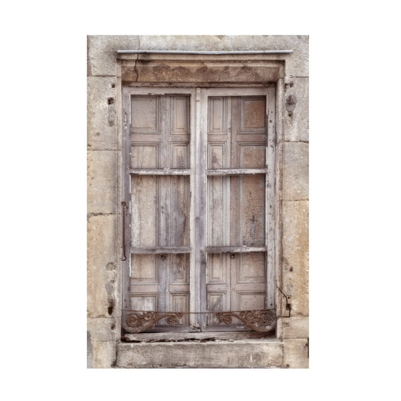 Trademark Fine Art Cora Niele French Window I Canvas Wall Art - 12x19