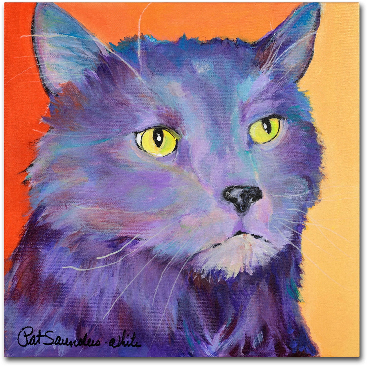 Trademark Fine Art "Frenchy" Canvas Art by Pat Saunders-White