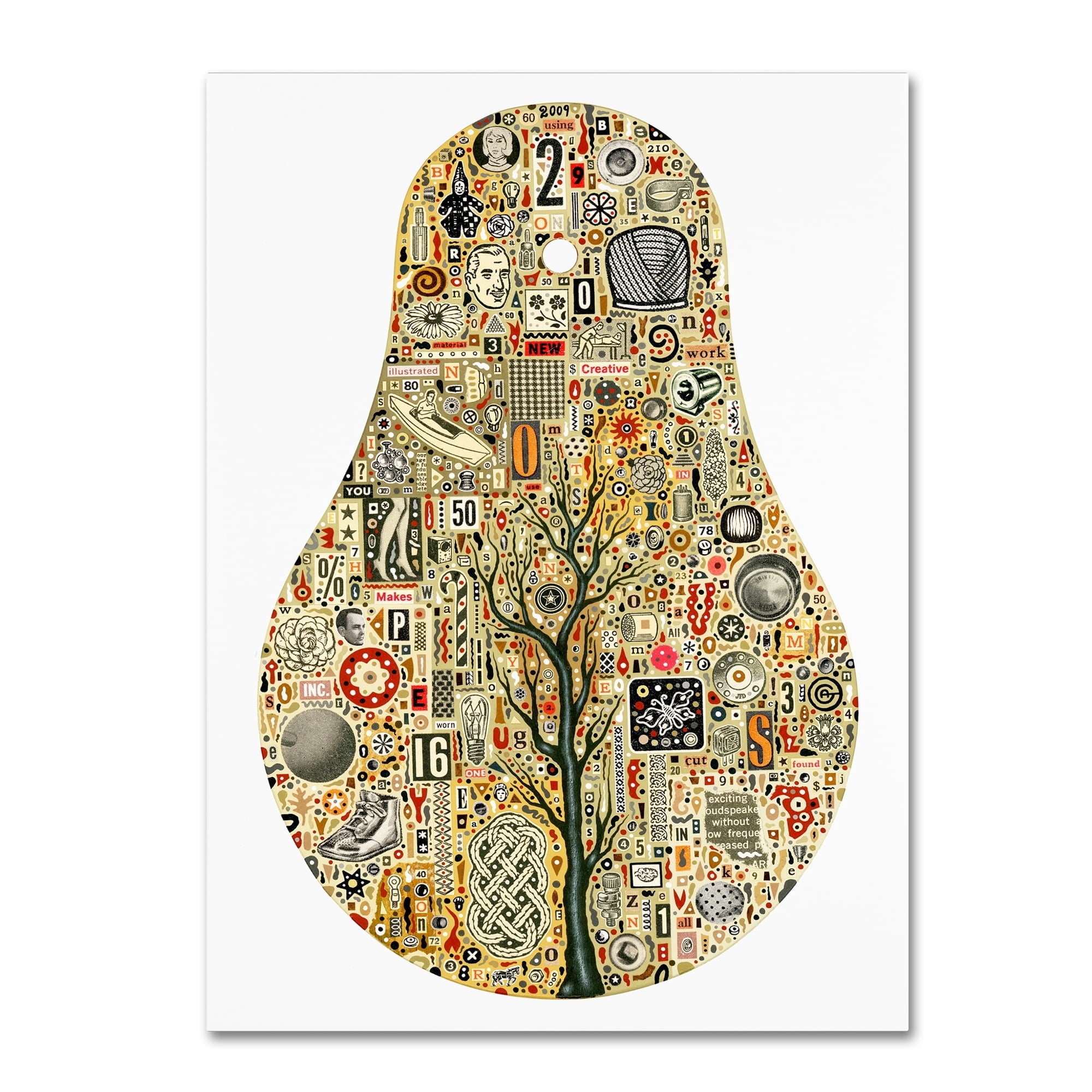 Trademark Fine Art 'Frequency' Canvas Art by Colin Johnson