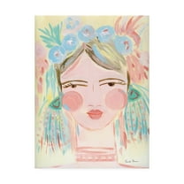 Trademark Fine Art 'Fresh Face I' Canvas Art by Farida Zaman