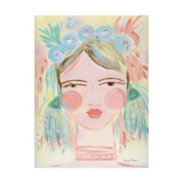 Trademark Fine Art 'Fresh Face I' Canvas Art by Farida Zaman