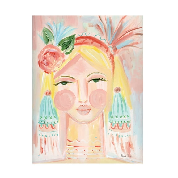 Trademark Fine Art 'Fresh Face II' Canvas Art by Farida Zaman