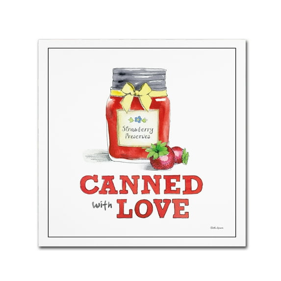 Trademark Fine Art 'Fresh From the Garden VII No Border Sq' Canvas Art by Beth Grove