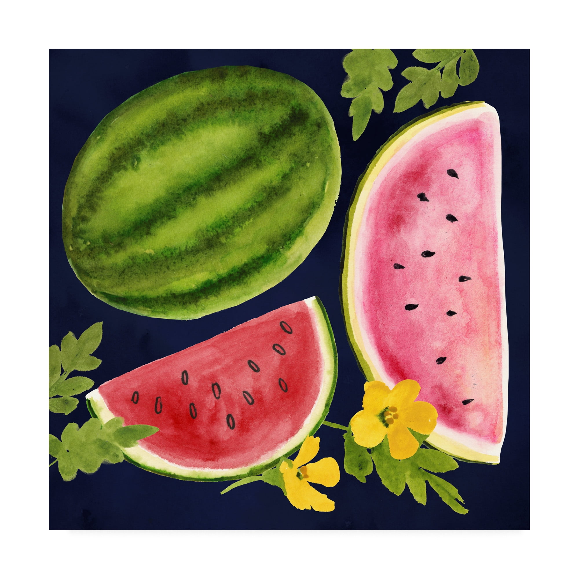 Trademark Fine Art 'Fresh Fruit II' Canvas Art by Victoria Borges