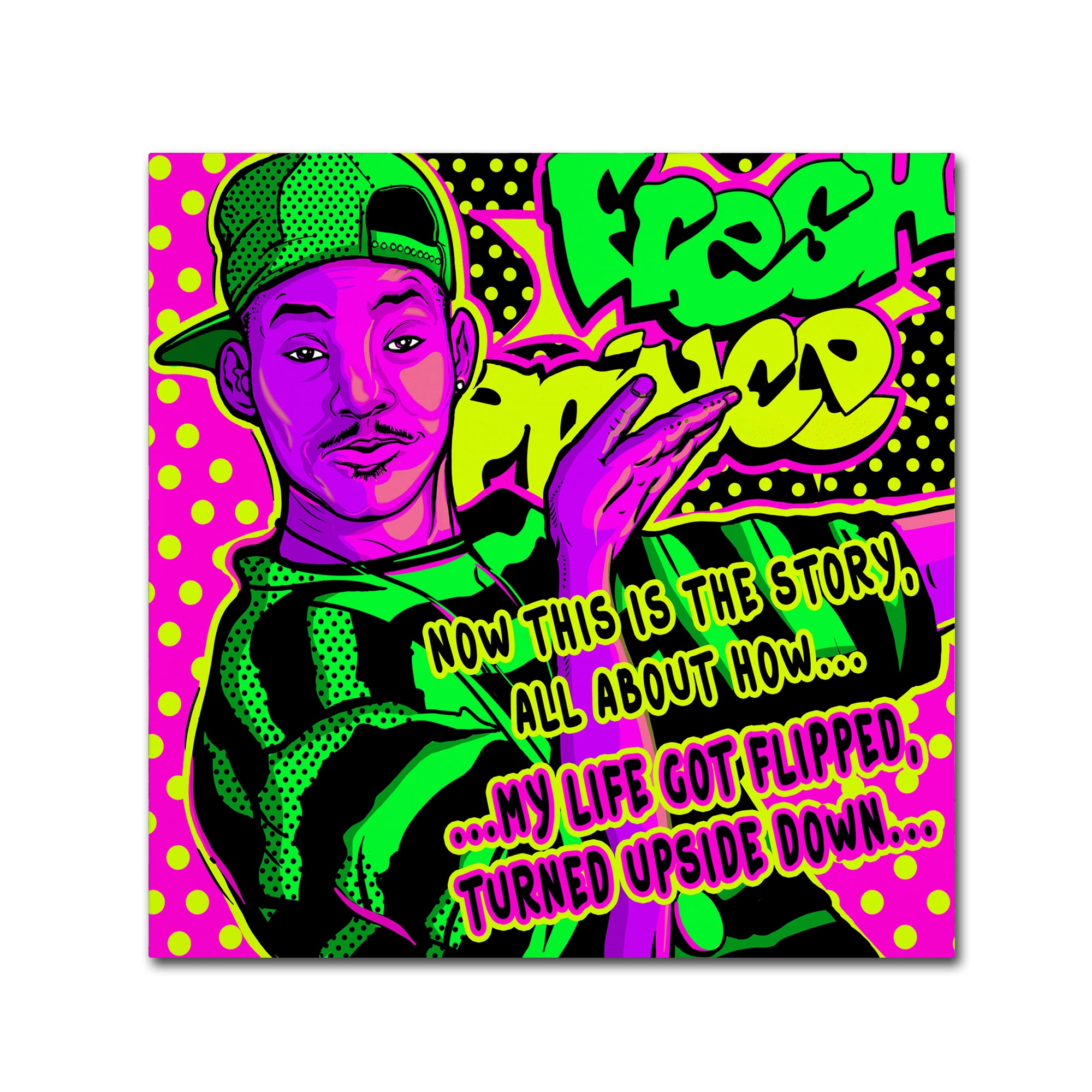 Trademark Fine Art 'Fresh Prince' Canvas Art by ALI Chris