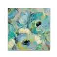 thumbnail image 1 of Trademark Fine Art 'Fresh Teal Flowers III' Canvas Art by Silvia Vassileva, 1 of 3