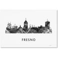 thumbnail image 1 of Trademark Fine Art 'Fresno California Skyline WB-BW' Canvas Art by Marlene Watson, 1 of 3