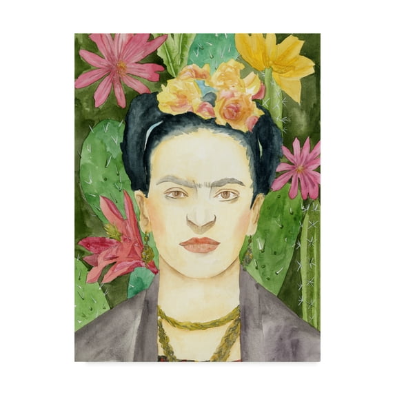 Trademark Fine Art 'Frida Kahlo I' Canvas Art by Melissa Wang