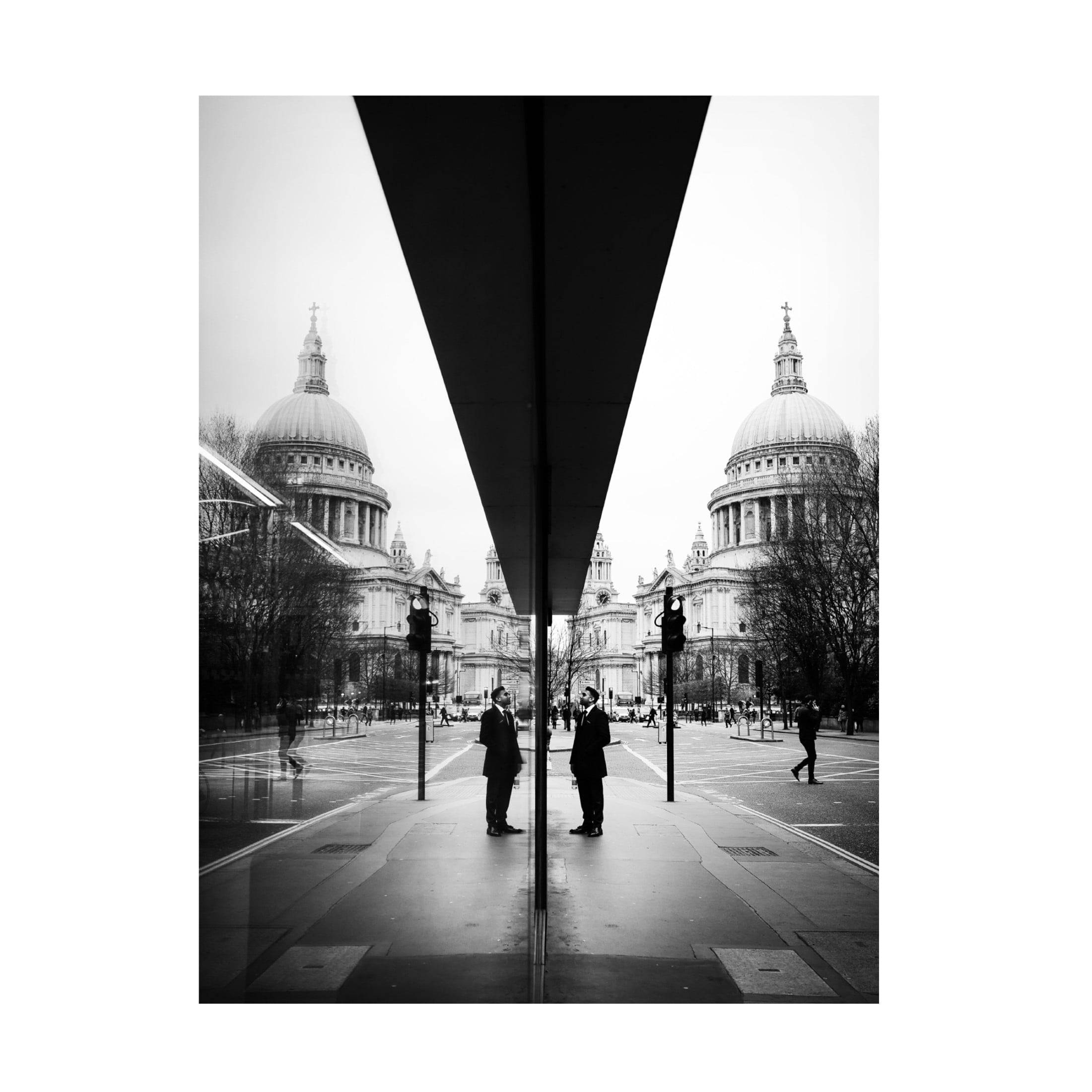 Trademark Fine Art Friedemann Pracht Reflecting St.Paul Canvas Wall Art
