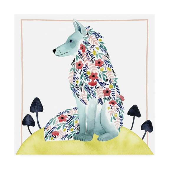 Trademark Fine Art 'Friends of Clementine III' Canvas Art by Grace Popp