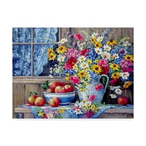 Trademark Fine Art ' From a Country Garden' Canvas Art by Barbara Mock
