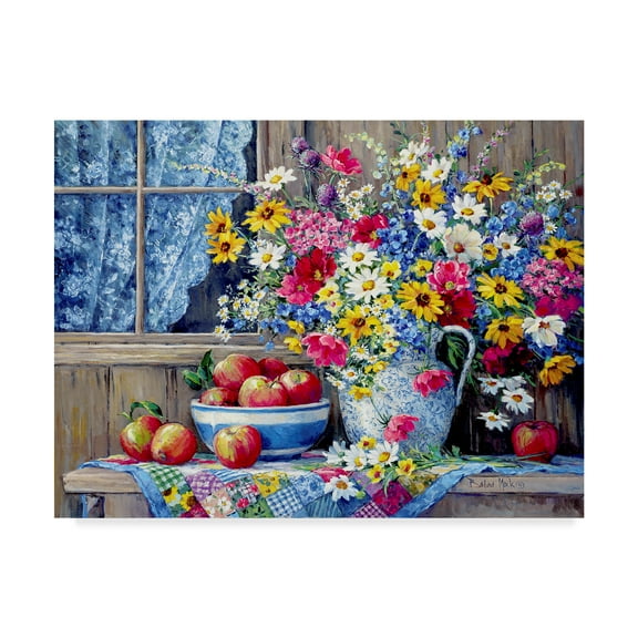Trademark Fine Art ' From a Country Garden' Canvas Art by Barbara Mock