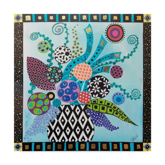 Trademark Fine Art 'Full Bloom In Color' Canvas Art by Lynn Hughes