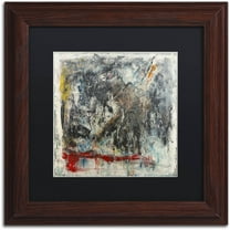 Trademark Fine Art "Furia e Paixao" Canvas Art by Joarez, Black Matte, Wood Frame