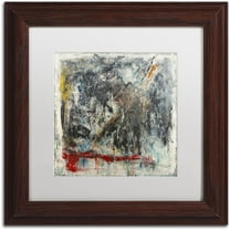 Trademark Fine Art "Furia e Paixao" Canvas Art by Joarez, White Matte, Wood Frame