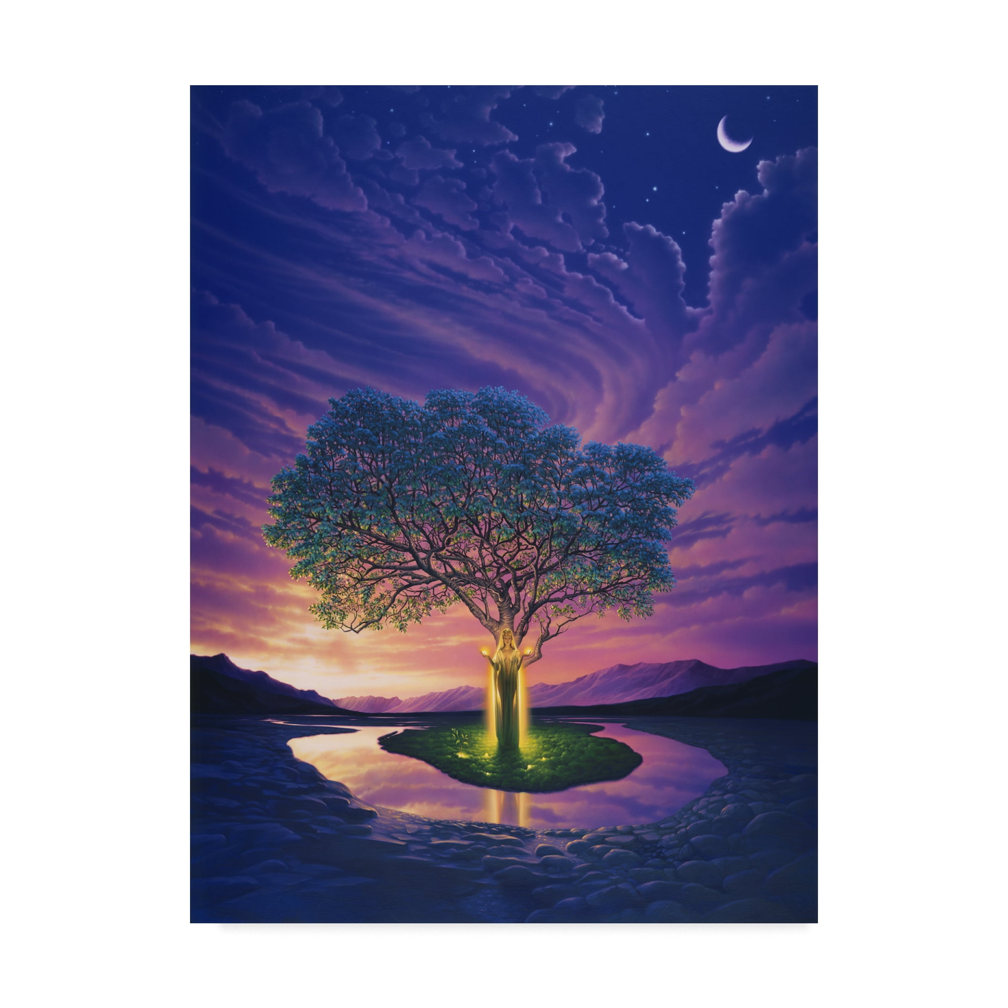 Trademark Fine Art 'Gaia, Earth Angel' Canvas Art by Kirk Reinert