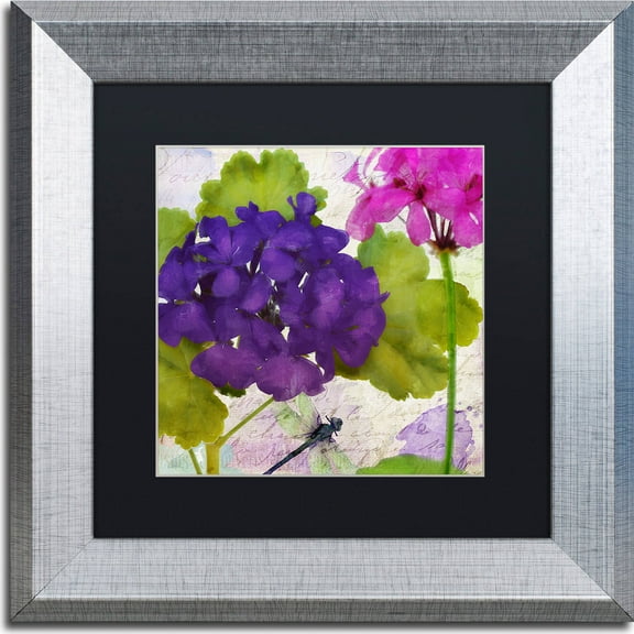 Trademark Fine Art "Gaia I" Canvas Art by Color Bakery, Black Matte, Silver Frame