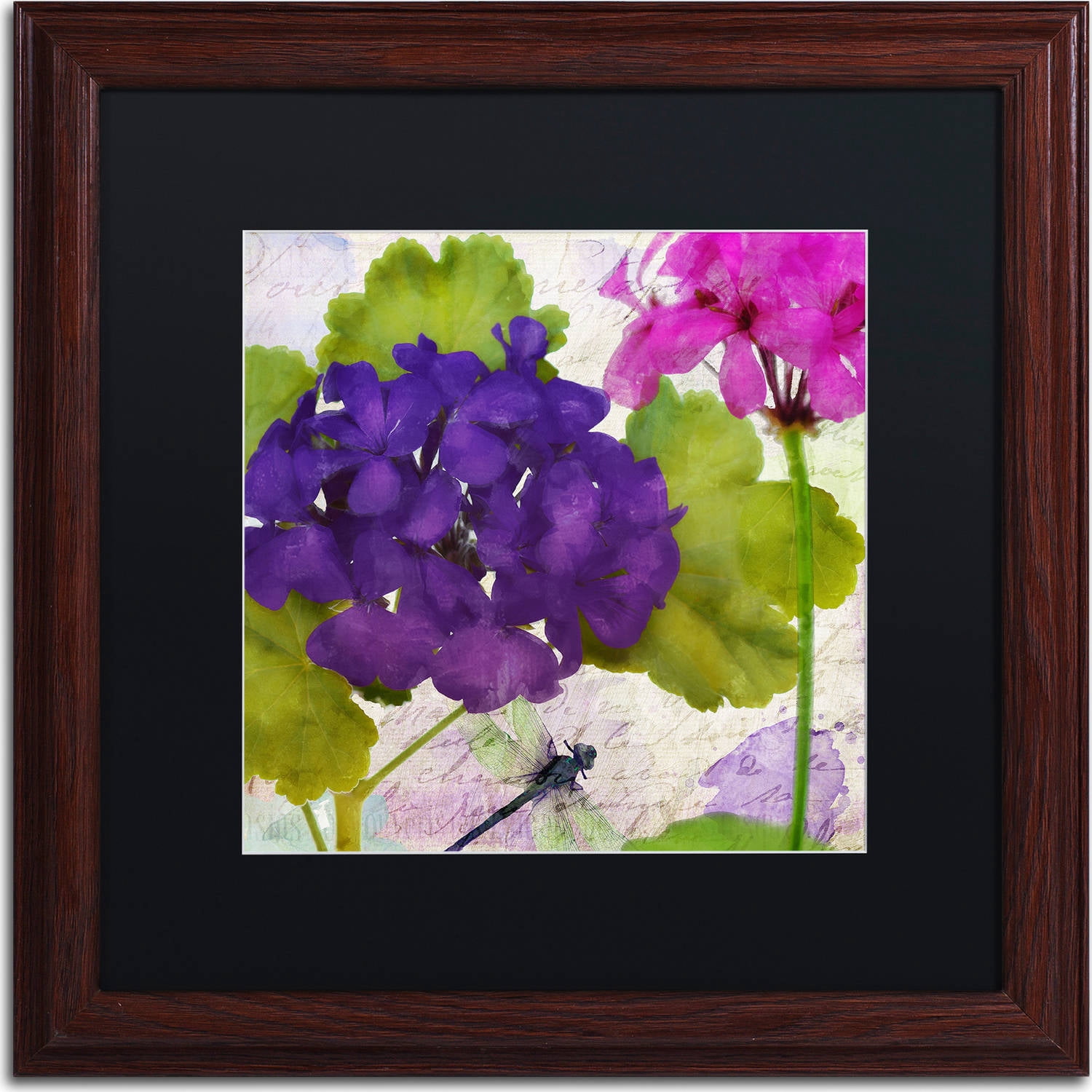 Trademark Fine Art "Gaia I" Canvas Art by Color Bakery, Black Matte, Wood Frame