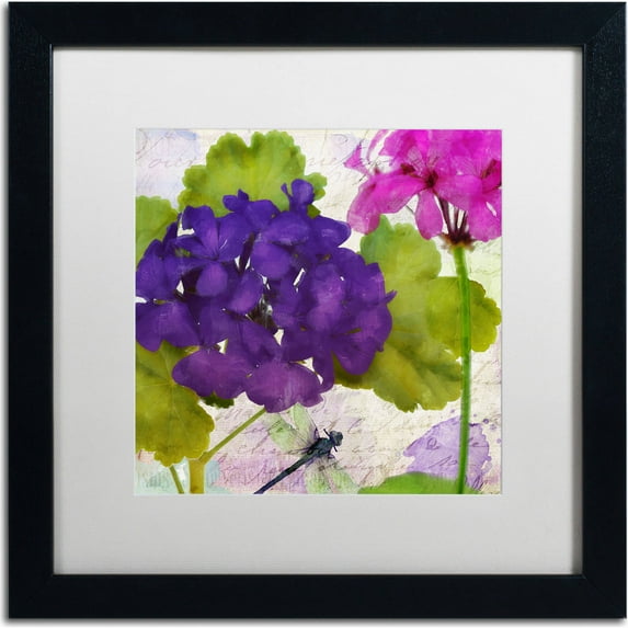 Trademark Fine Art "Gaia I" Canvas Art by Color Bakery, White Matte, Black Frame