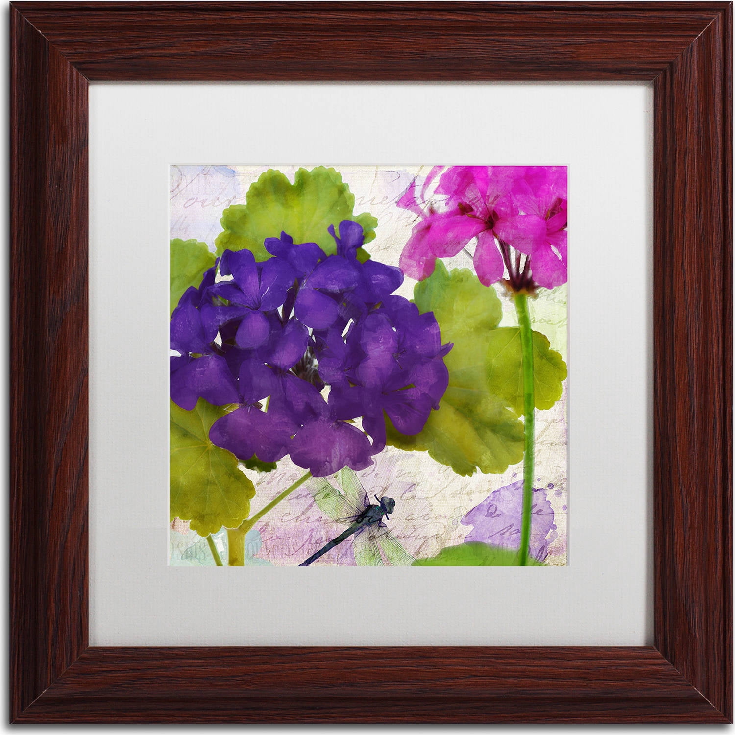 Trademark Fine Art "Gaia I" Canvas Art by Color Bakery, White Matte, Wood Frame
