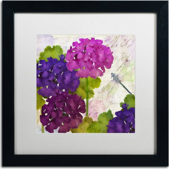 Trademark Fine Art "Gaia II" Canvas Art by Color Bakery, White Matte, Black Frame