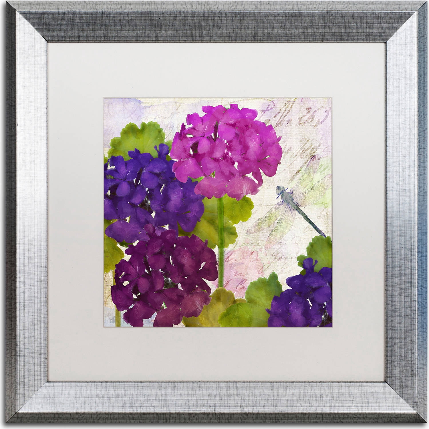 Trademark Fine Art "Gaia II" Canvas Art by Color Bakery, White Matte, Silver Frame
