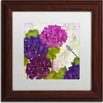 Trademark Fine Art "Gaia II" Canvas Art by Color Bakery, White Matte, Wood Frame