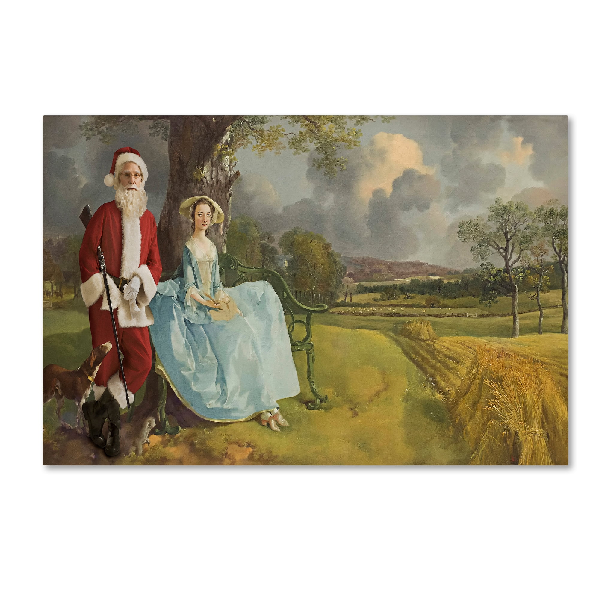 Trademark Fine Art 'Gainsborough-Mr&Ms Andrews' Canvas Art by Ed Wheeler