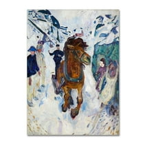 Trademark Fine Art 'Galloping Horse' Canvas Art by Edvard Munch