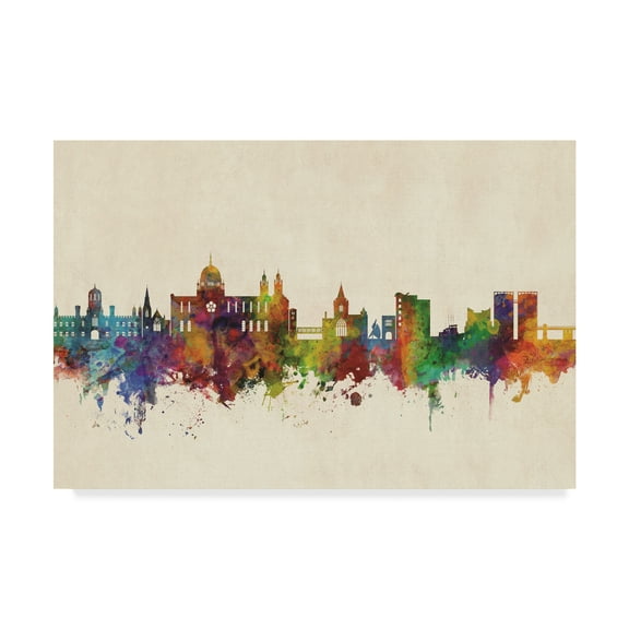 Trademark Fine Art 'Galway Ireland Skyline' Canvas Art by Michael Tompsett